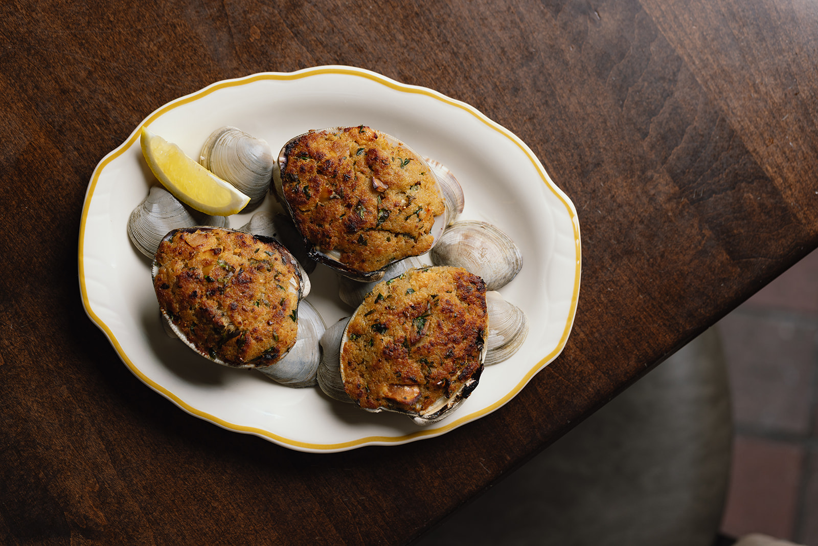 Baked clams
